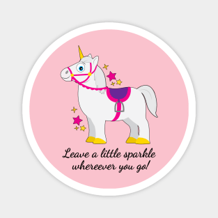 Unicorn: Leave a little sparkle wherever you go! Magnet